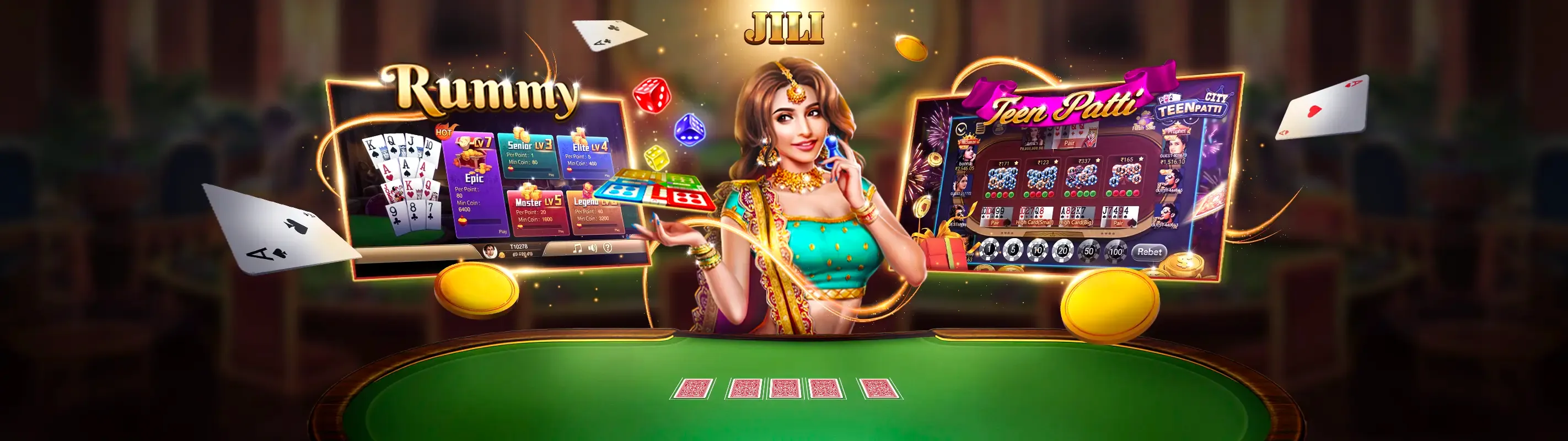 Sảnh Casino Trực Tuyến FV99 sang trọng